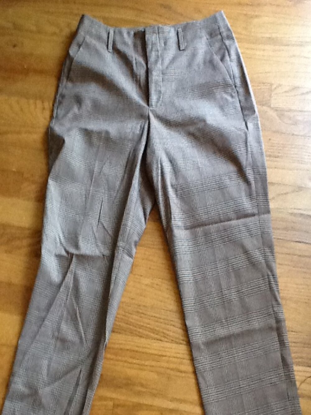 Tan Checked Trouser - Picture 2 of 4